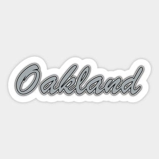 Football Fan of Oakland Sticker